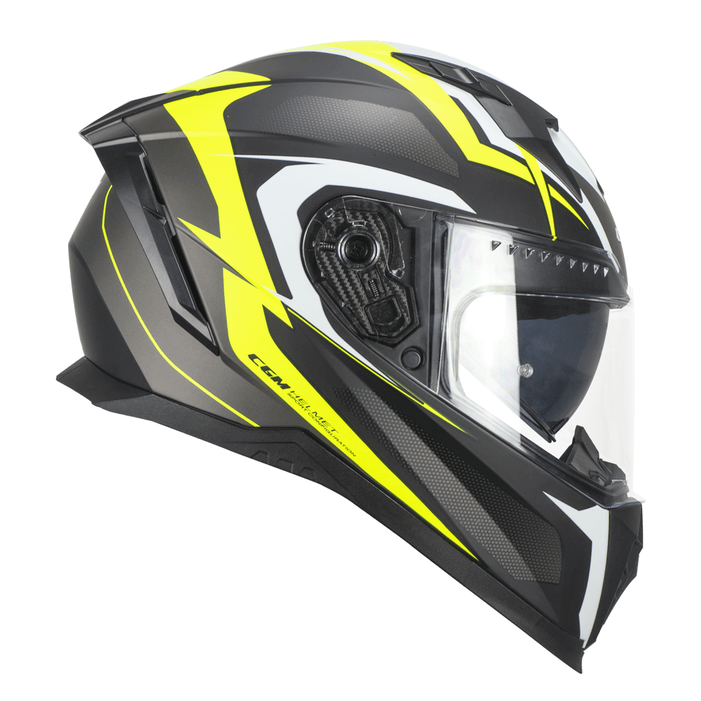 311G Blast Sport Nero Giallo Fluo Opaco