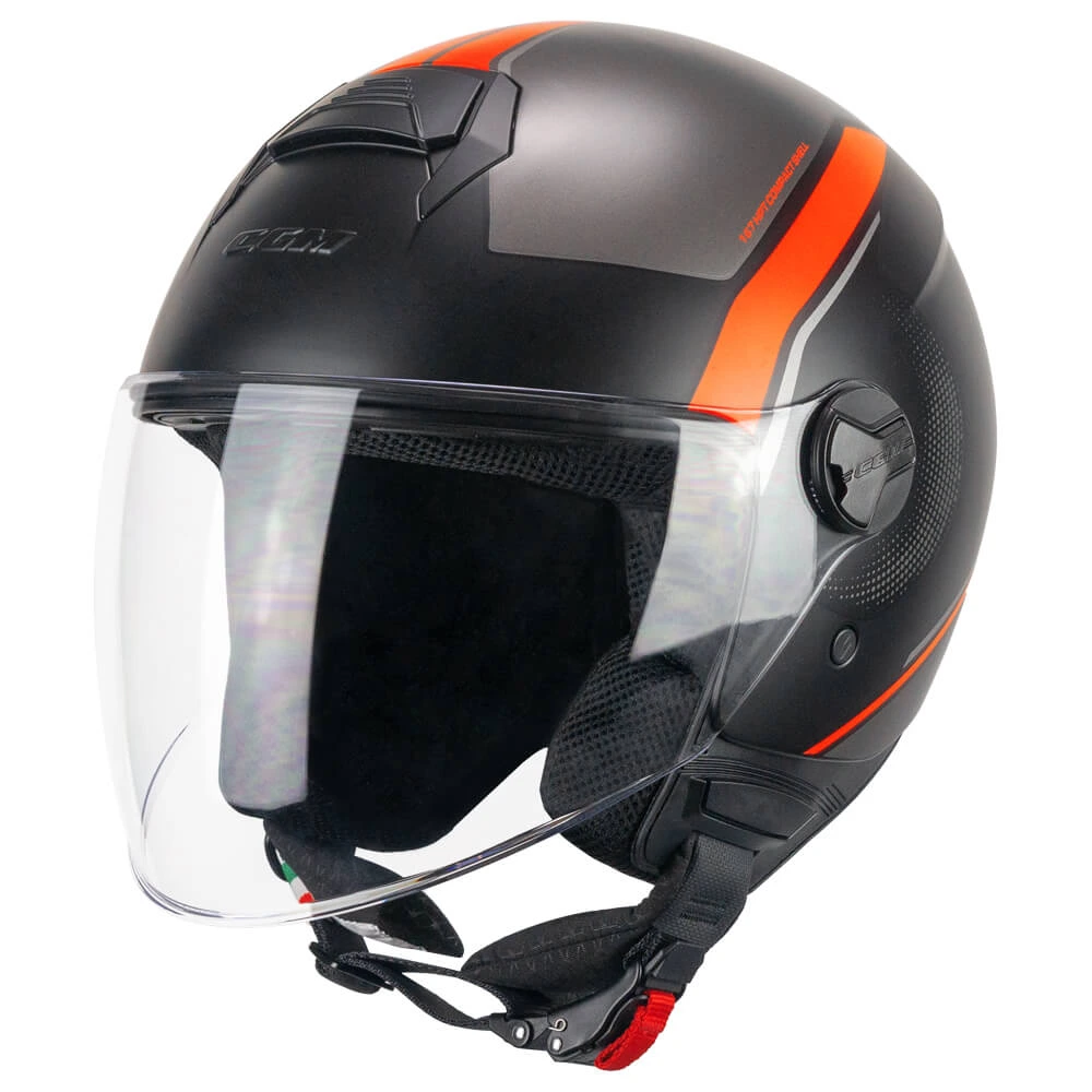 167M Flo Dot Nero Arancio Fluo Opaco